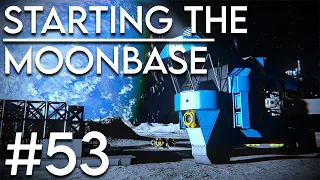 STARTING THE MOONBASE! - Space Engineers solo survival #53