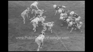 Yale beats Harvard 24-20 Vintage Ivy League football 1967