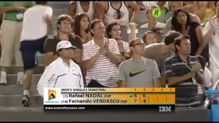 Rafael Nadal vs Fernando Verdasco Semi Final Melbourne 2009 Highlights