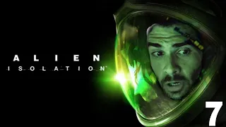 Hasanabi gets camped by the alien and ragequits [Alien Isolation Part 7]