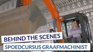 Spoedcursus graafmachinist! | Behind the scenes