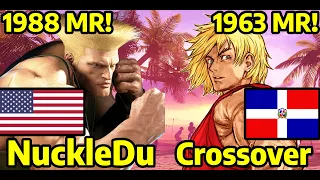 🔥STREET FIGHTER 6 ➥NuckleDu (GUILE ガイル) VS. Crossover (KEN) 4K MASTER RANKS🔥