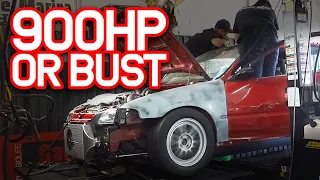 Turbo K24 EG Hatch Gets Pushed to 900HP On Stock Transmission!