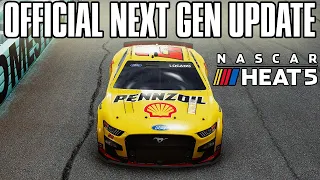 DOES IT WORK? | OFFICIAL NASCAR Heat 5 Next Gen Update GAMEPLAY