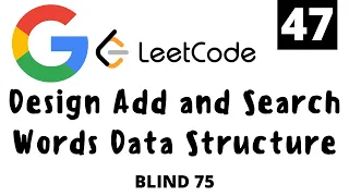 Leetcode 211. Design Add and Search Words Data Structure. Python (Prefix Tree)