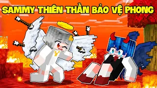 Sammy Thiên Thần Bảo Vệ Phong Cận Ác Qủy Trong Minecraft