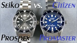 On the Wrist, from off the Cuff: Citizen Promaster – NB6021-68L vs. Seiko Prospex – SPB143 (SBDC101)