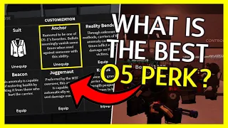 I Tried EVERY O5 Anomalous Perk To See Which One Is The BEST... (SCP Roleplay)