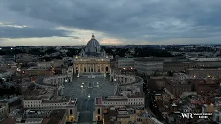 Walks inside St  Peter Church - 4K