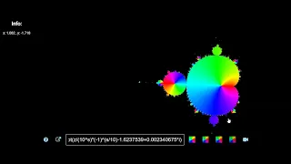 I made a Mandelbrot Set zoom in Dynamic Math!