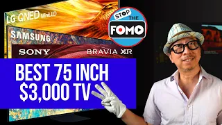 Best 75 inch TV under $3000? Sony X95J, QN90A, LG CX, TCL R648