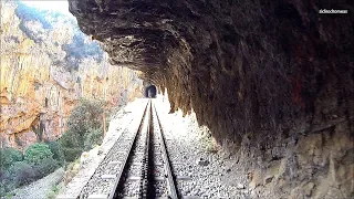 Driver's View... ODONTOTOS rack railway Diakofto - Kalavrita - Οδοντωτός [1]