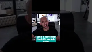 Andrew Tate On Women Having Male Friends👀 #shorts #andrewtate #viral #alpha #motivation #redpill