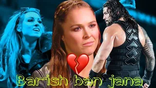 Roman Reigns and ronda rousey love story 💔🔥||whatsapp status #shorts #sycreations #sy creations