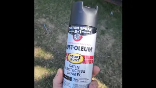 rustoleum custom spray 5 in 1 can, test and will it fit regular cans?