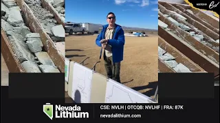 Geological presentation on-site at Nevada Lithium's Bonnie Claire - Nov 29, 2023