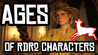 AGES OF RED DEAD REDEMPTION 2 CHARACTERS