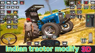 Modif Indian tractor || best tractor || animals shift 🦍|| ￼