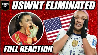 🚨 USWNT are ELIMINATED by Sweden ON PENALTIES! 🚨 Round of 16 [FULL REACTION] | ESPN FC