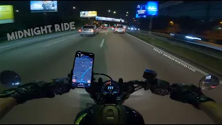 Midnight Ride at Federal Highway | Harley Davidson Sportster S 2022 | POV 4K