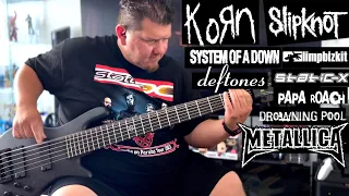 Top 20 (or so) Nu Metal Songs Bass Cover