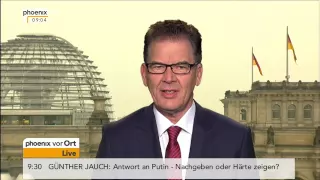 Entwicklungsminister Gerd Müller zu seiner Zukunftscharta im Tagesgespräch am 24.11.2014