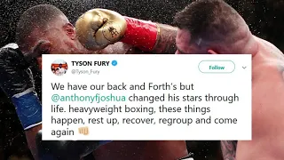 Wilder and Fury react to Anthony Joshua's loss against Andy Ruiz