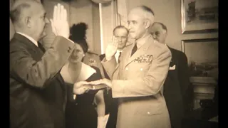 General Omar N. Bradley Sworn-In as 1st Chairman of the Joint Chief of Staff