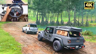 Jeep Gladiator & Mercedes X-class | OFFROAD CONVOY | Forza Horizon 5 | Logitech G29 Gameplay