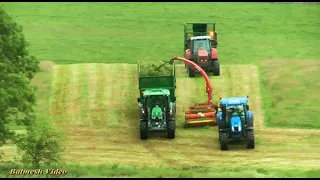 Trailed Silage!  Drag Chopper on the Fells.