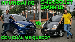 🔥Chevrolet Spark 1.0 Vs Hyundai i10🔥Con Cuál Me Quedo🔥AutoLatino🔥