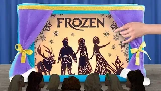 15 DIY Paper Dolls Hacks And Crafts / Frozen Shadow Theater