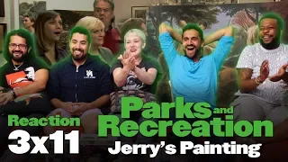 Parks and Recreation - 3x11 Jerry's Painting - Group Reaction