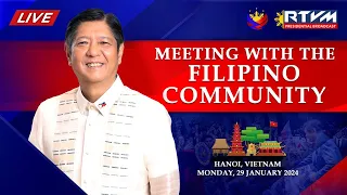 Meeting with the Filipino Community in Vietnam 1/29/2024