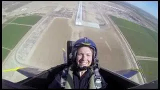 Aviation Safety Analyst Flies with Blue Angels