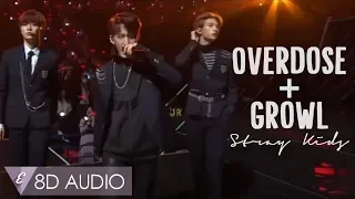 8D AUDIO | Stray Kids - Overdose + Growl [MAMA 2018]