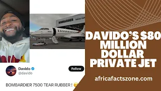 Inside Davido’s $80 Million Dollar Bombardier Global 7500 Private Jet