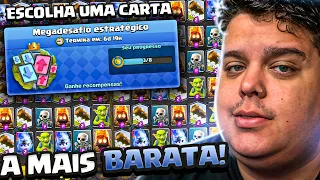 SÓ POSSO ESCOLHER A CARTA MAIS BARATA NO DESAFIO MEGA ESTRATÉGICO!