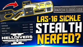 Helldivers 2 Did they secretly NERF the Las-16 Sickle?