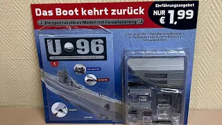 Neu💥 U96 Hachette 1:48 Das Boot Typ VII Metall Bausatz PartWork Ausgabe 1 Test Neuerscheinung