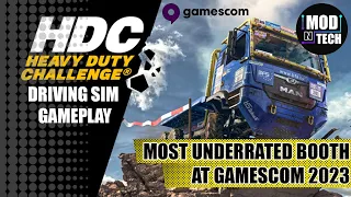 Heavy Duty Challenge: The Off-Road Truck Simulator Gameplay At #Gamescom2023 HDC Was AMAZING