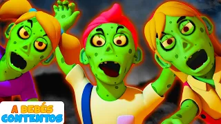 A Bebés Contentos| ¿Dónde está la comida de la familia Zombi? | Cancion Infantil| All Babies Channel