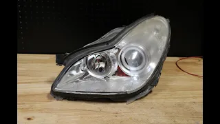 2006-2011 Mercedes Benz CLS Xenon Headlight Disassembly