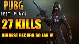 27 Kills in a Solo Game + WIN | Best Record Kills | The most Kills in a Game| PUBG Best Plays