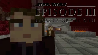 Anakin vs  Obi Wan and Yoda vs  Sidious in Minecraft Pt 1
