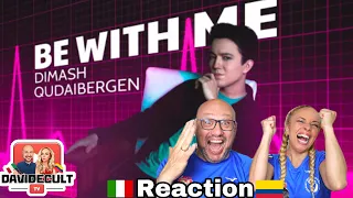 Dimash - Be With Me Reaction  🇮🇹Italian And 🇨🇴Colombian React "subtitles"