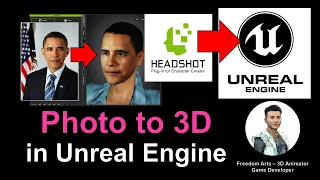 Photo to 3D Avatar in Unreal Engine - Character Creator Headshot Tutorial