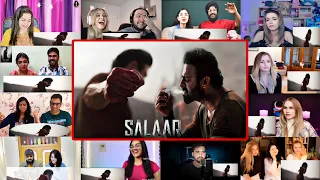 SALAAR COAL MINE FIGHT SCENE REACTION MASHUP 👿🔥 | Salaar Movie Reaction