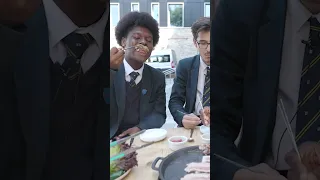 British Highschoolers try Korean BBQ for the first time