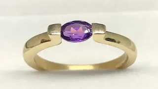 MAKING A GOLD TENSION RING